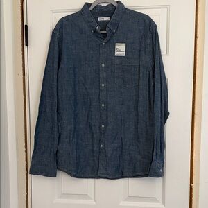 Sonoma Men's Casual Denim Button Down Shirt